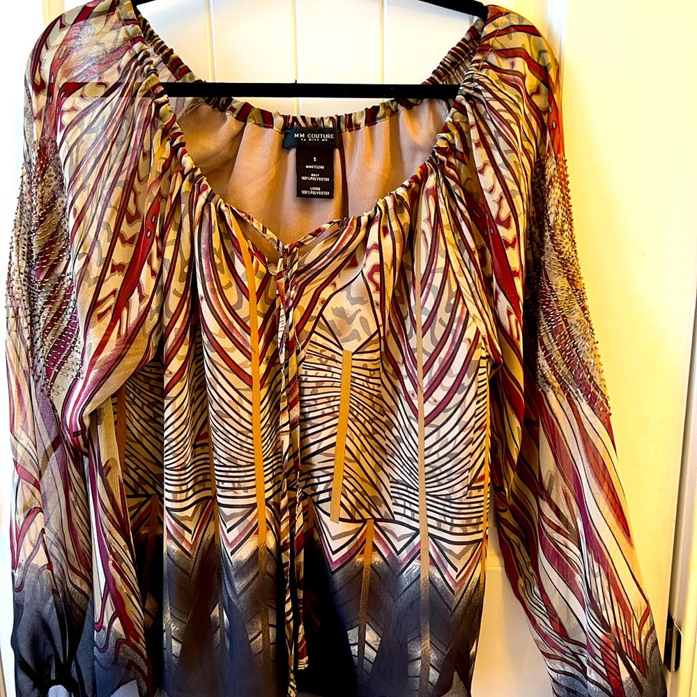 MM Couture multicolored top